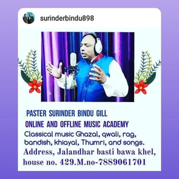 Surinder - Singing tutor - 