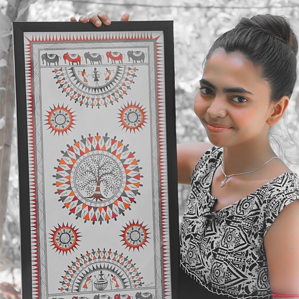 Richa - Bhopal,Madhya Pradesh : Qualified & Experienced Artist teaches Art  and Craft for all age groups. Specialised in Folk and Tribal Art