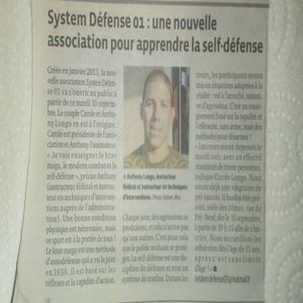 ANTHONY - Prof de self-défense - Bourg-en-Bresse