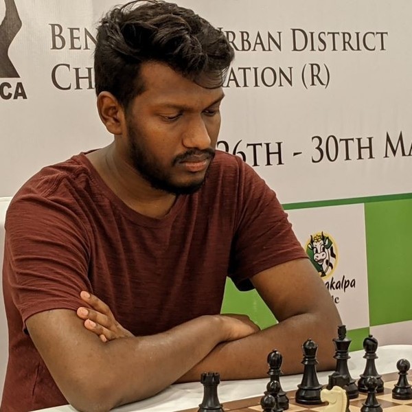 Augustin A - Bengaluru, : I am a chess player, with FIDE rating