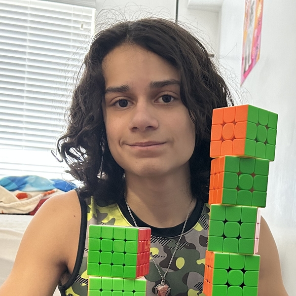 Lucien - Salt Lake City,Utah : I teach people how to solve a Rubiks cube  using the beginner's method. I can also teach beginner CFOP, and full CFOP.  I avarage around 20