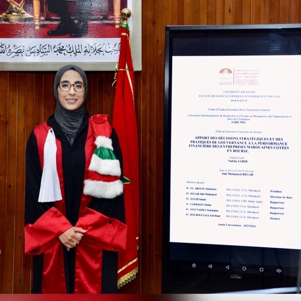 Dr Nabila - Prof d'économie - Marrakech