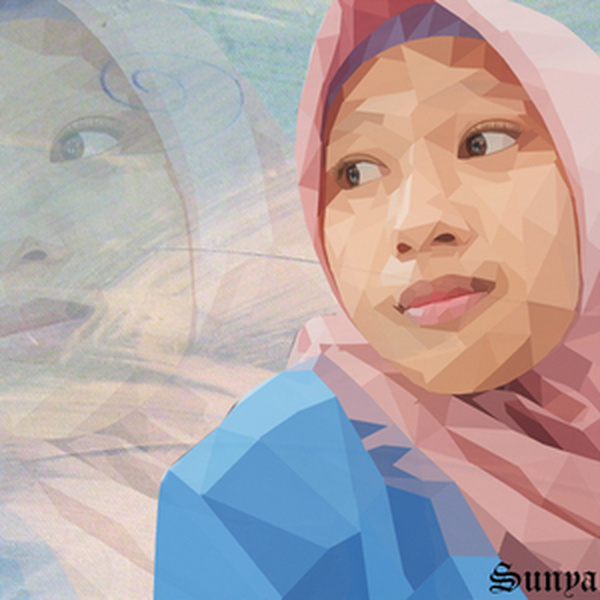 Sunya - Guru menggambar kartun - Kecamatan Sembawa