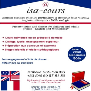 Isabelle - Prof d'anglais - Mougins
