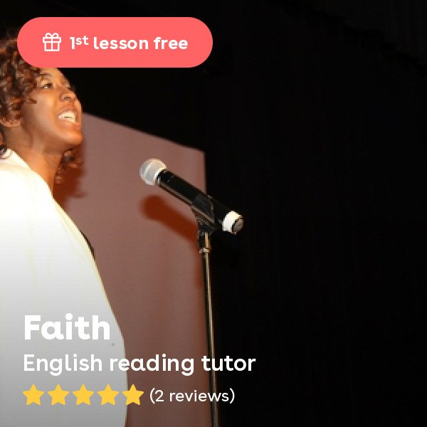 Faith J. - I graduated from Northern Illinois University. I have my LBS1 Teaching Certification, and I specialize in providing interactive tutoring sessions for students learning how to read or comprehend the te