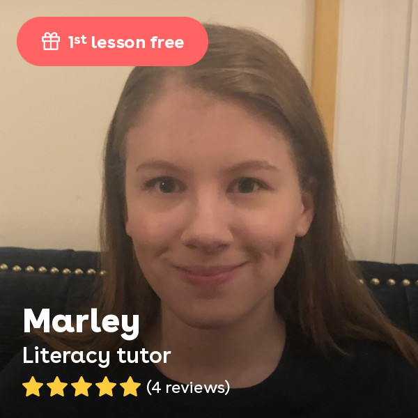 Marley M. - 22 year old teaching English, ESL, and writing skills with webcam lessons.
