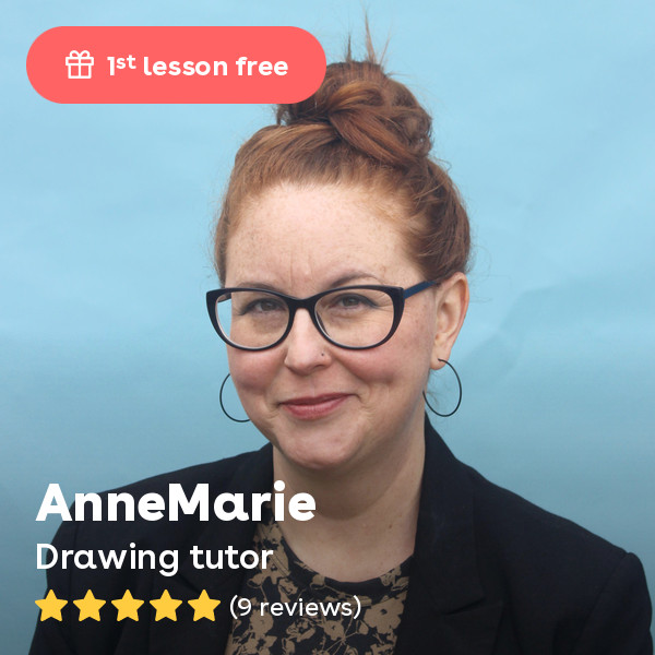 AnneMarie R. - Art and Graphic Design Teacher with over 12 years of experience teaches engaging and unique lessons in Graphic Design, Typography, Drawing & Painting, Printmaking, Ceramics, and much more!