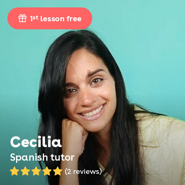 Cecilia M. - Dynamic Spanish Teacher with +10 yrs of experience specialized in CONVERSATION and PRONUNCIATION.