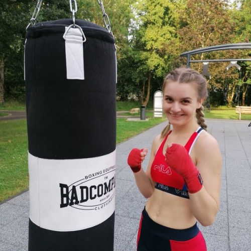 Lisa Luxembourg, Personal trainer in Kickboxing and English Boxing