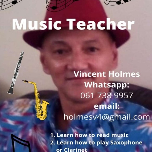Professional music and instrumental tutor in Cape Town and received my qualifications at Stellenbosch University