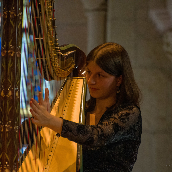 Étudiante au Conservatoire Royal de Bruxelles en harpe. Apprentissage et mise en place des bases techniques pour débutants et intermédiaires.