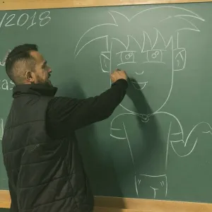 Gilberto - Prof de desenho - Parque João Ramalho