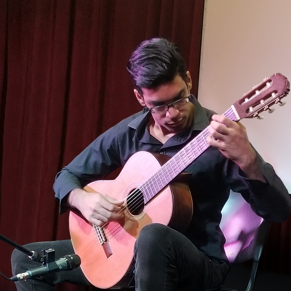 Konzertgitarrist mit 16 Jahren Erfahrung bietet Gitarrenunterricht und Musikausbildung für alle Altersgruppen zu Hause oder online an