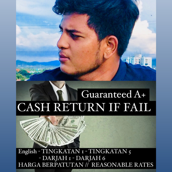 GUARANTEED A+ %%cash return if FAIL %% Experienced tutor for Mathematics, Science, Additional mathematics ,Physics for all levels (form 1 - form 5) & ( darjah 1 - darjah 6)