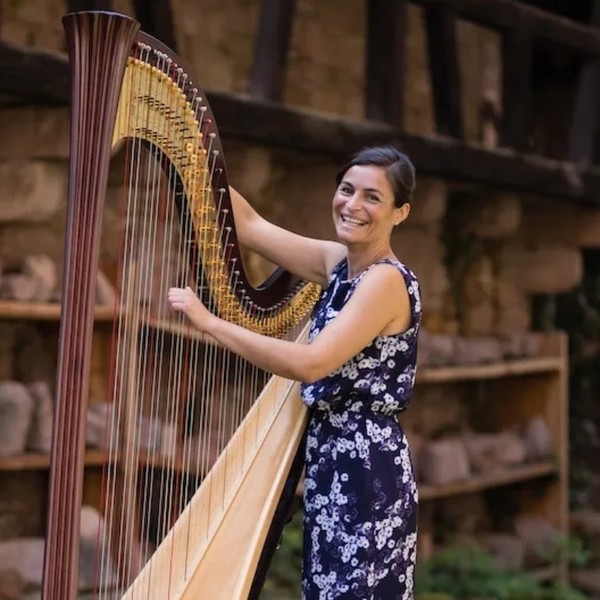 Harpist graduate with experience gives private lessons harp in Strasbourg