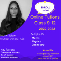 An enthusiastic tutor who solely belives in conceptual learning. I'm teaching math and physics since 5 years and have been producing outstanding results.
